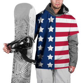 Накидка на куртку 3D с принтом USA Flag в Курске, 100% полиэстер |  | star | usa | америка | белый | звезды | красный | линии | полосы | популярные | синий | сша | триколор | туристические | флаг | цвет | штаты