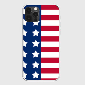 Чехол для iPhone 12 Pro Max с принтом USA FLAG АМЕРИКАНСКИЙ ФЛАГ в Курске, Силикон |  | Тематика изображения на принте: star | usa | америка | белый | звезды | красный | линии | полосы | популярные | синий | сша | триколор | туристические | флаг | цвет | штаты