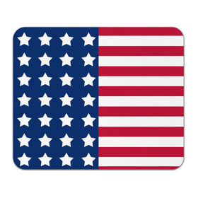 Коврик прямоугольный с принтом USA Flag в Курске, натуральный каучук | размер 230 х 185 мм; запечатка лицевой стороны | star | usa | америка | белый | звезды | красный | линии | полосы | популярные | синий | сша | триколор | туристические | флаг | цвет | штаты