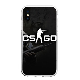 Чехол для iPhone XS Max матовый с принтом CS GO в Курске, Силикон | Область печати: задняя сторона чехла, без боковых панелей | cs go | компьютерная игра (шутер от первого лица) | культовая игра