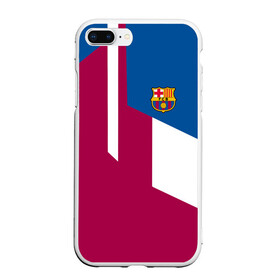 Чехол для iPhone 7Plus/8 Plus матовый с принтом FC Barcelona 2018 в Курске, Силикон | Область печати: задняя сторона чехла, без боковых панелей | fc | барселона | эмблема