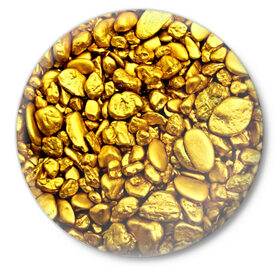 Значок с принтом Золотые камешки в Курске,  металл | круглая форма, металлическая застежка в виде булавки | abstraction | gold | rich | texture | богатство | золотая абстракция | золото | кубики | текстура