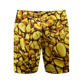 Мужские шорты 3D спортивные с принтом Золотые камешки в Курске,  |  | Тематика изображения на принте: abstraction | gold | rich | texture | богатство | золотая абстракция | золото | кубики | текстура