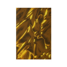 Обложка для паспорта матовая кожа с принтом Золотые разводы в Курске, натуральная матовая кожа | размер 19,3 х 13,7 см; прозрачные пластиковые крепления | abstraction | gold | rich | texture | богатство | золотая абстракция | золото | кубики | текстура