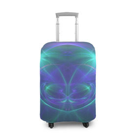Чехол для чемодана 3D с принтом Fractal world в Курске, 86% полиэфир, 14% спандекс | двустороннее нанесение принта, прорези для ручек и колес | art | background | beautiful | color | festive | fractal | lines | photo | picture | smooth | strange | style