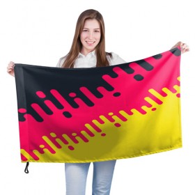 Флаг 3D с принтом Имперский узор в Курске, 100% полиэстер | плотность ткани — 95 г/м2, размер — 67 х 109 см. Принт наносится с одной стороны | 