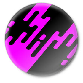 Значок с принтом Pink geometry в Курске,  металл | круглая форма, металлическая застежка в виде булавки | Тематика изображения на принте: abstraction | engine | pattern | абстракция | геометрия | графики | движение | краска | текстура | чертежи | штрихи