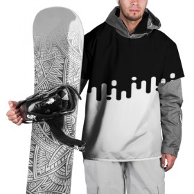 Накидка на куртку 3D с принтом Чёрно-белый узор в Курске, 100% полиэстер |  | abstraction | engine | pattern | абстракция | геометрия | графики | движение | краска | текстура | чертежи | штрихи