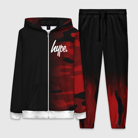 Женский костюм 3D с принтом Hype Military Black Red в Курске,  |  | brand | camo | hype | military | rap | swag | бренд | камо | камуфляж | милитари | модные | надписи | полосы | популярные | пятна | тренд | тренды | узоры | хайп | хайпанем | хаки | цвета