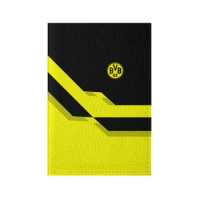 Обложка для паспорта матовая кожа с принтом FC Borussia Dortmund 2018 в Курске, натуральная матовая кожа | размер 19,3 х 13,7 см; прозрачные пластиковые крепления | боруссия | дортмунд