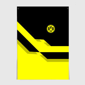 Постер с принтом FC Borussia Dortmund 2018 в Курске, 100% бумага
 | бумага, плотность 150 мг. Матовая, но за счет высокого коэффициента гладкости имеет небольшой блеск и дает на свету блики, но в отличии от глянцевой бумаги не покрыта лаком | Тематика изображения на принте: боруссия | дортмунд