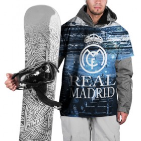 Накидка на куртку 3D с принтом REAL MADRID3 в Курске, 100% полиэстер |  | real madrid
