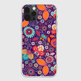 Чехол для iPhone 12 Pro с принтом Цветочный взрыв в Курске, силикон | область печати: задняя сторона чехла, без боковых панелей | vppdgryphon | арт | взрыв | краска | тропики | цветные | цветок | цветочный | цветы