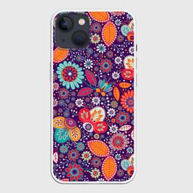 Чехол для iPhone 13 с принтом Цветочный взрыв в Курске,  |  | vppdgryphon | арт | взрыв | краска | тропики | цветные | цветок | цветочный | цветы