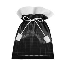 Подарочный 3D мешок с принтом diagram в Курске, 100% полиэстер | Размер: 29*39 см | Тематика изображения на принте: technology | график | черный