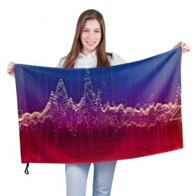 Флаг 3D с принтом Новогодние секунды в Курске, 100% полиэстер | плотность ткани — 95 г/м2, размер — 67 х 109 см. Принт наносится с одной стороны | график | цифры | яркий
