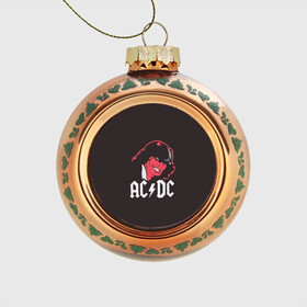 Стеклянный ёлочный шар с принтом Чёрт AC/DC в Курске, Стекло | Диаметр: 80 мм | ac dc | acdc | ангус янг | блюз рок | крис слэйд | рок группа | рок н ролл | стиви янг | хард рок | эксл роуз