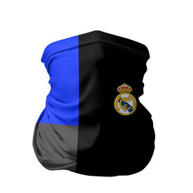 Бандана-труба 3D с принтом Real Madrid 2018 Black Version в Курске, 100% полиэстер, ткань с особыми свойствами — Activecool | плотность 150‒180 г/м2; хорошо тянется, но сохраняет форму | Тематика изображения на принте: emirates | fc | real madrid | клуб | мяч | реал мадрид