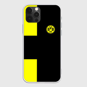 Чехол для iPhone 12 Pro Max с принтом FC Borussia Dortmund Black в Курске, Силикон |  | боруссия | дортмунд