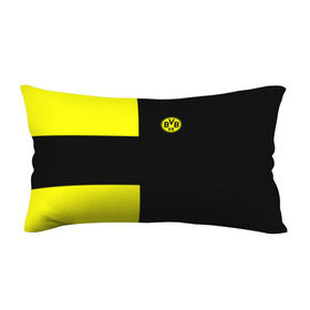 Подушка 3D антистресс с принтом FC Borussia Dortmund Black в Курске, наволочка — 100% полиэстер, наполнитель — вспененный полистирол | состоит из подушки и наволочки на молнии | боруссия | дортмунд