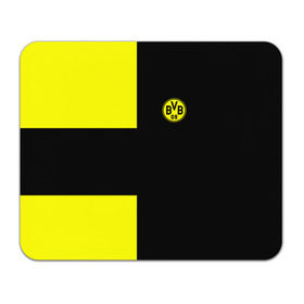 Коврик прямоугольный с принтом FC Borussia Dortmund Black в Курске, натуральный каучук | размер 230 х 185 мм; запечатка лицевой стороны | боруссия | дортмунд