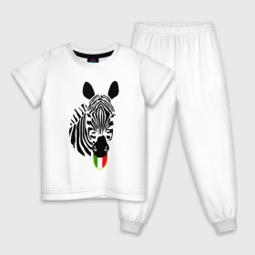 Детская пижама хлопок с принтом Juventus Football Club в Курске, 100% хлопок |  брюки и футболка прямого кроя, без карманов, на брюках мягкая резинка на поясе и по низу штанин
 | juventus football club