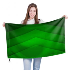 Флаг 3D с принтом Зеленые полосы в Курске, 100% полиэстер | плотность ткани — 95 г/м2, размер — 67 х 109 см. Принт наносится с одной стороны | абстракция | геометрия | зеленый | модные.мода | пирамиды | полосы.линии | тренды | треугольники | узоры
