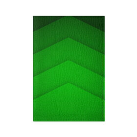 Обложка для паспорта матовая кожа с принтом Зеленые полосы в Курске, натуральная матовая кожа | размер 19,3 х 13,7 см; прозрачные пластиковые крепления | абстракция | геометрия | зеленый | модные.мода | пирамиды | полосы.линии | тренды | треугольники | узоры