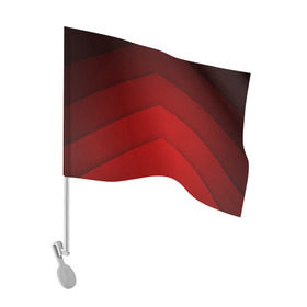 Флаг для автомобиля с принтом Красные полосы в Курске, 100% полиэстер | Размер: 30*21 см | абстракция | геометрия | красный | модные.мода | оттенки | пирамиды | полосы.линии | тренды | треугольники | узоры