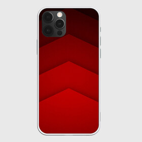 Чехол для iPhone 12 Pro Max с принтом Красные полосы в Курске, Силикон |  | Тематика изображения на принте: абстракция | геометрия | красный | модные.мода | оттенки | пирамиды | полосы.линии | тренды | треугольники | узоры