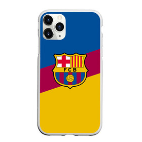 Чехол для iPhone 11 Pro матовый с принтом FC Barcelona 2018 Colors в Курске, Силикон |  | fc | fc barcelona | fcb | fly emirates | ronaldo | абстракция | барселона | геометрия | зож | клуб | линии | месси | модные | мяч | реал мадрид | спорт | спортивные | тренды | футбол | футбольный клуб | эмблема