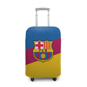 Чехол для чемодана 3D с принтом FC Barcelona 2018 Colors в Курске, 86% полиэфир, 14% спандекс | двустороннее нанесение принта, прорези для ручек и колес | Тематика изображения на принте: fc | fc barcelona | fcb | fly emirates | ronaldo | абстракция | барселона | геометрия | зож | клуб | линии | месси | модные | мяч | реал мадрид | спорт | спортивные | тренды | футбол | футбольный клуб | эмблема