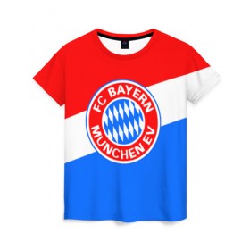 Женская футболка 3D с принтом FC Bayern 2018 Colors в Курске, 100% полиэфир ( синтетическое хлопкоподобное полотно) | прямой крой, круглый вырез горловины, длина до линии бедер | bayern | fly fc | бавария | спорт | футбольный клуб