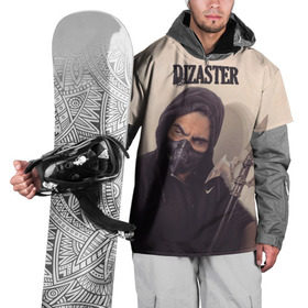 Накидка на куртку 3D с принтом Dizaster в Курске, 100% полиэстер |  | dizaster | king of the dot | oxxxymiron | versus | versus battle | батл рэп | дизастер | окимирон