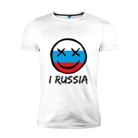 Мужская футболка премиум с принтом Раша в Курске, 92% хлопок, 8% лайкра | приталенный силуэт, круглый вырез ворота, длина до линии бедра, короткий рукав | oxxxymiron | окси | оксимирон | россия