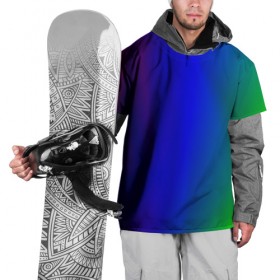 Накидка на куртку 3D с принтом Цветной градиент в Курске, 100% полиэстер |  | абстракция | градиент | зеленый | модные | розовый | синий | цвет | цветные | яркие