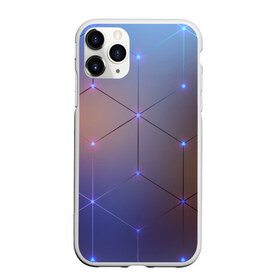 Чехол для iPhone 11 Pro матовый с принтом НЕЙРОННАЯ СЕТЬ в Курске, Силикон |  | abstraction | geometry | hexagon | neon | neuronet | paints | stripes | texture | triangle | абстракция | брызги | геометрия | краски | нейросеть | неон | неоновый | соты | текстура