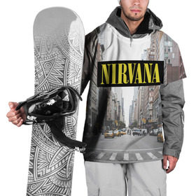 Накидка на куртку 3D с принтом Nirvana в Курске, 100% полиэстер |  | Тематика изображения на принте: nirvana