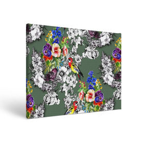 Холст прямоугольный с принтом Райский остров в Курске, 100% ПВХ |  | Тематика изображения на принте: арт | краска | попугаи | попугай | прикольные | рай | тропики | цветные | цветок | цветы