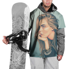 Накидка на куртку 3D с принтом Cara Delevingne 3 в Курске, 100% полиэстер |  | Тематика изображения на принте: cara delevingne | кара делевинь