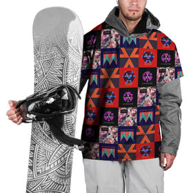 Накидка на куртку 3D с принтом Chvrches Albums в Курске, 100% полиэстер |  | chvrches