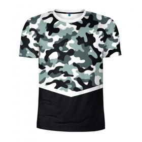 Мужская футболка 3D спортивная с принтом Army style в Курске, 100% полиэстер с улучшенными характеристиками | приталенный силуэт, круглая горловина, широкие плечи, сужается к линии бедра | army style | армия | военный | камуфляж | милитари | тренд