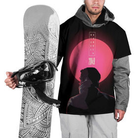 Накидка на куртку 3D с принтом Бегущий по лезвию в Курске, 100% полиэстер |  | 2049 | blade runner | cyberpunk | андроид | бегущий по лезвию | кей | киберпанк | репликант | рик декарт