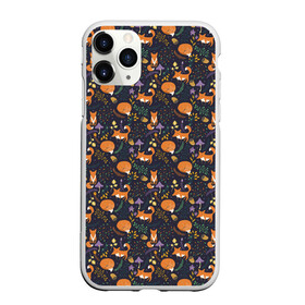 Чехол для iPhone 11 Pro Max матовый с принтом Лисоньки в Курске, Силикон |  | Тематика изображения на принте: cute | forest | fox | грибы | лес | лиса | лисица | лисичка | листья | сказочный