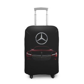 Чехол для чемодана 3D с принтом Мерседес Будущего в Курске, 86% полиэфир, 14% спандекс | двустороннее нанесение принта, прорези для ручек и колес | mercedes | марка | машины | мерседес