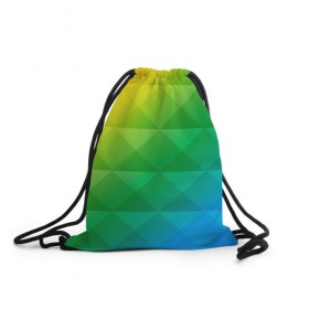 Рюкзак-мешок 3D с принтом Colored wall в Курске, 100% полиэстер | плотность ткани — 200 г/м2, размер — 35 х 45 см; лямки — толстые шнурки, застежка на шнуровке, без карманов и подкладки | геометрия | квадрат | текстура | цветной