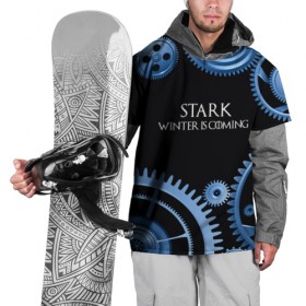 Накидка на куртку 3D с принтом STARK(Зима близко) в Курске, 100% полиэстер |  | Тематика изображения на принте: 
