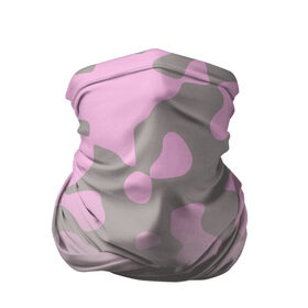 Бандана-труба 3D с принтом Камуфляж пурпурно-розовый Up в Курске, 100% полиэстер, ткань с особыми свойствами — Activecool | плотность 150‒180 г/м2; хорошо тянется, но сохраняет форму | Тематика изображения на принте: 