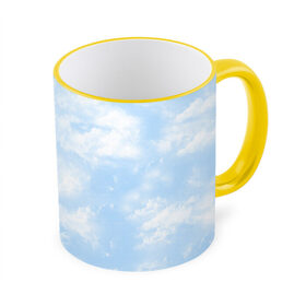 Кружка с принтом Облака в Курске, керамика | ёмкость 330 мл | ветер | воздух | лето | небо | облака | облако | осень | погода | релакс | спокойствие