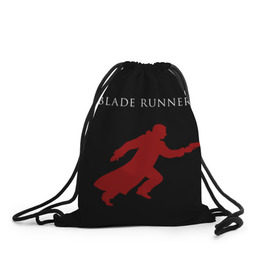 Рюкзак-мешок 3D с принтом Blade Runner в Курске, 100% полиэстер | плотность ткани — 200 г/м2, размер — 35 х 45 см; лямки — толстые шнурки, застежка на шнуровке, без карманов и подкладки | 2049 | blade runner | bladerunner